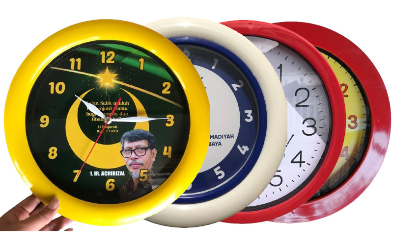 Jam Dinding Diameter 25 cm – Souvenir Promosi Praktis dan Ekonomis untuk Berbagai Event