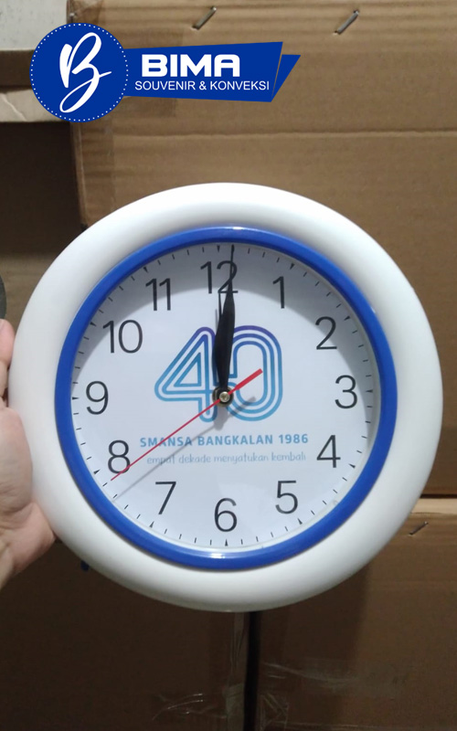 Jam Dinding Souvenir Reuni Smansa Bangkalan