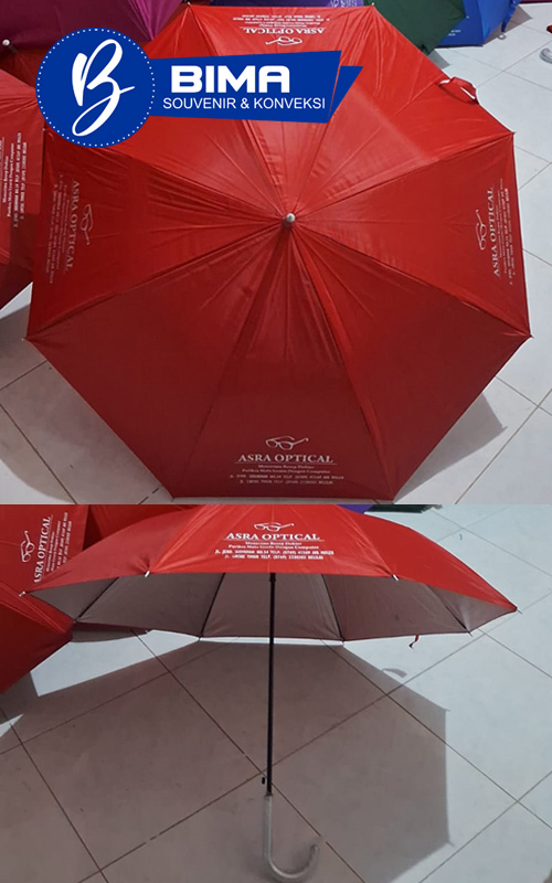 Payung Standar Handle J Asra Optical dari 2 sisi