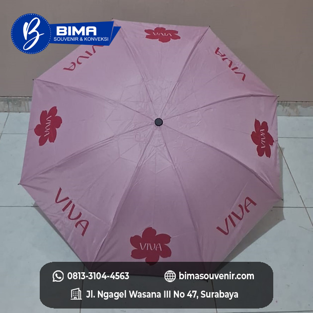Foto produk jadi souvenir payung viva cosmestics