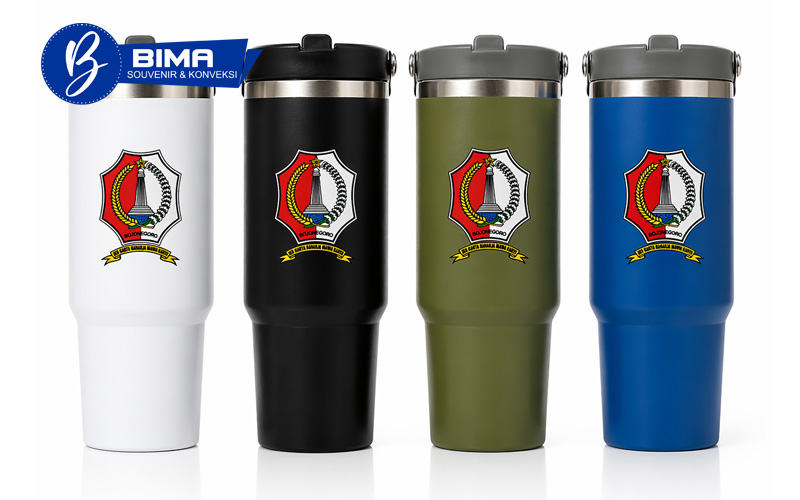 Tumbler Classic Stainless Pemkab Bojonegoro background putih